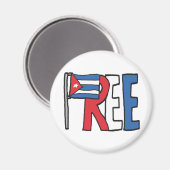 Aimant Libérer Cuba (Recto/Verso)
