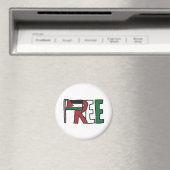 Aimant Libérer la Palestine (In Situ (Lave-vaisselle))