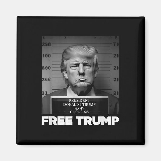 Aimant Libérez Donald Trump Mushot (Devant)