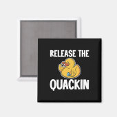 Aimant Libérez Quackin Gym Bodybuilding — (Recto/Verso)