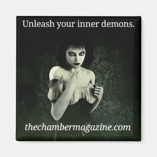 Aimant Libérez vos démons intérieurs (Devant)