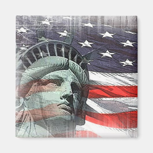 AIMANT LIBERTÉ AMÉRICAINE (Devant)