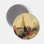 Aimant Liberté américaine (Recto/Verso)