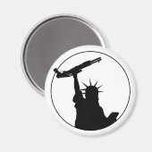Aimant Liberté avec Shotgun (Recto/Verso)