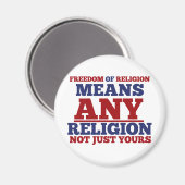 Aimant Liberté de religion (Recto/Verso)