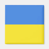 Aimant Liberté du drapeau ukrainien (Devant)