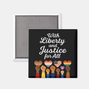 Aimant Liberté et justice pour tous pour la liberté de pr