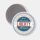 Aimant Liberté individuelle (Recto/Verso)