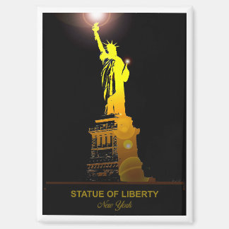 Aimant Liberté sur votre réfrigérateur : Statue de Libert