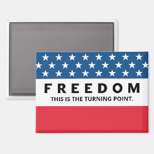 Aimant Liberté Un Véritable Patriote