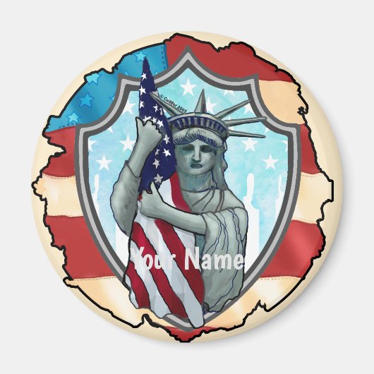 Aimant Liberté USA (Devant)