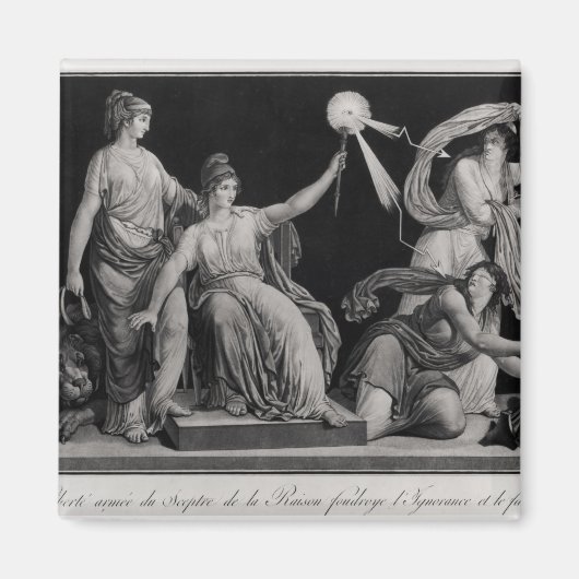 Aimant Liberté, vaincre l'ignorance et le fanatisme (Devant)