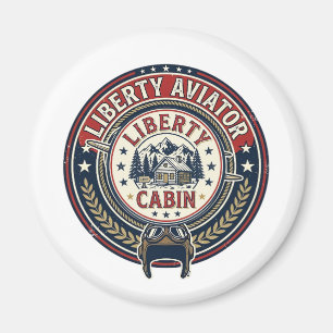 Aimant Liberty Aviator Patriotique Aviation Patriotique V
