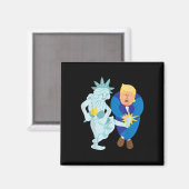 Aimant Liberty lance Trump 2020 Election Anti Donald (Recto/Verso)