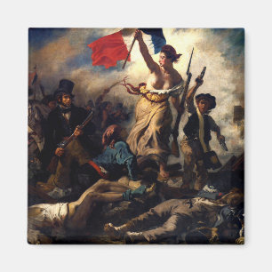Aimant Liberty Leading the People, Eugene Delacroix