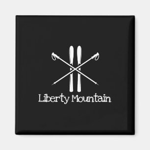 Aimant Liberty Mountain Ski Rustique Ski Ski Ski Ski Ski