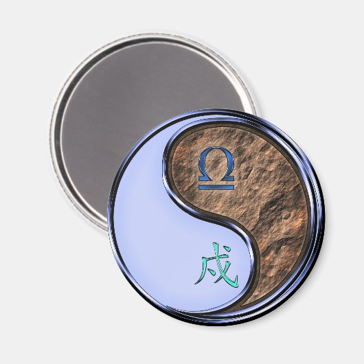 Aimant Libra & Earth Dog (Recto/Verso)