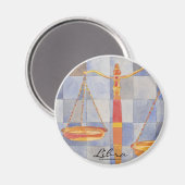 Aimant Libra Zodiac (Recto/Verso)