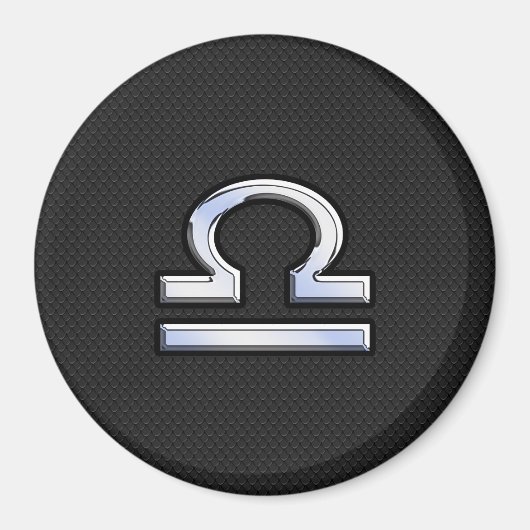 Aimant Libra Zodiac Connexion sur le décor de peau de ser (Devant)