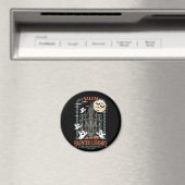 Aimant Librairie Halloween Chemise Haunted Library (In Situ (Lave-vaisselle))