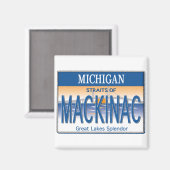 Aimant Licence Mackinac (Recto/Verso)