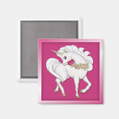 Aimant licorne blanche (Recto/Verso)
