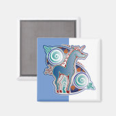 Aimant Licorne celtique (Recto/Verso)