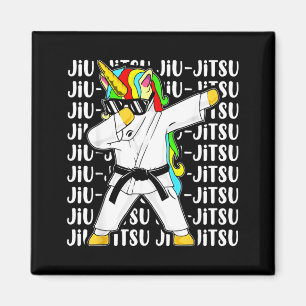 Aimant Licorne Dabbing Jiu Jitsu Brésilien Filles BJJ MMA