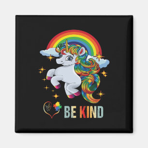 Aimant Licorne de sensibilisation Soyez gentil Asl Amour