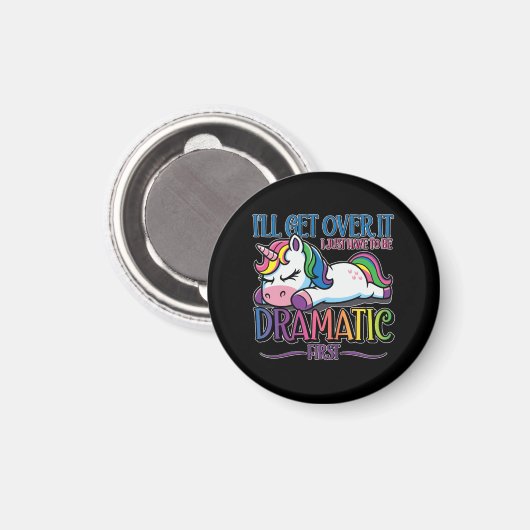 Aimant Licorne Dramatique (Recto/Verso)