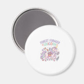 Aimant Licorne Forest Forager Licorne Conception Graphiqu (Recto/Verso)