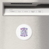 Aimant Licorne Jeu Sur Paillettes Sur Graphisme Merch De (In Situ (Lave-vaisselle))