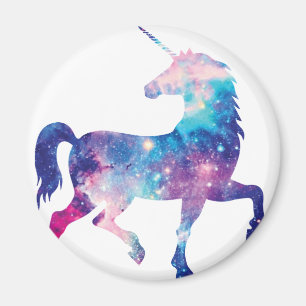 Aimant Licorne magique scintillante