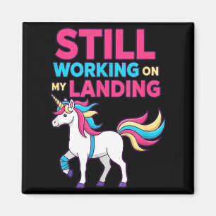 Aimant Licorne Mythique Préhistorique En Travail Sur Mon