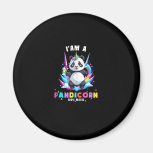 Aimant Licorne Panda Mignonne Je Suis Une Fille Magique P