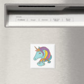 Aimant Licorne Pastel (In Situ (Lave-vaisselle))