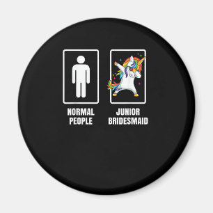 Aimant Licorne qui Dabbing Enfants Demoiselle d'Honneur M