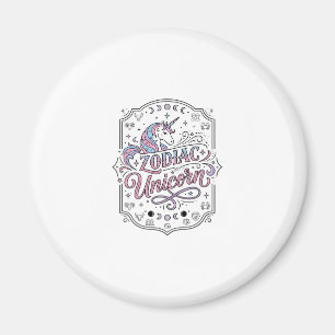 Aimant Licorne Zodiaque Licorne Conception De Cadeau Ludi