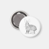 Aimant Lièvre / Lapin (Recto/Verso)