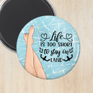 Aimant Life is Short - Cruise Ship Decor Door Marker