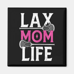Aimant Life Mom Lacrosse Lacrosse Lecteur Lax Fille Son S