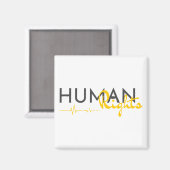 Aimant Lifeline to Human Rights (Recto/Verso)