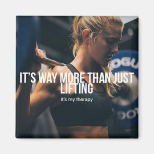 Aimant Lifting Is My Therapy - entraînement de gym pour f