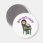 Aimant Light Computer Girl (Recto/Verso)