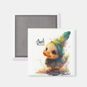 Aimant Light Duck À propos et découvrez l'aimant (Recto/Verso)