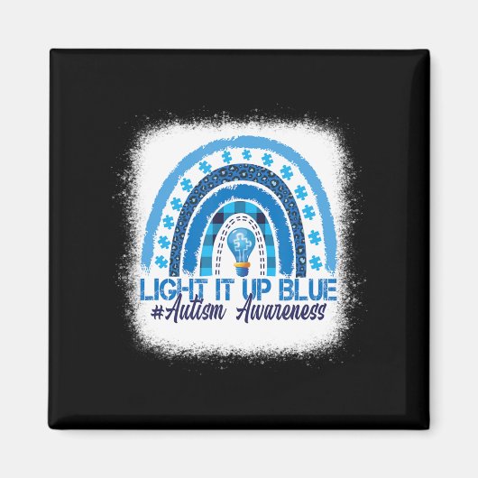 Aimant Light It Up Blue Rainbow (Devant)