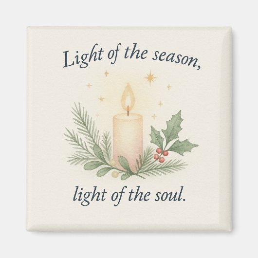 Aimant Light of the Season, Light of the Soul (Devant)