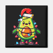 Aimant Lighting Avocado Ugly Christmas Sweater Guacamole (Devant)