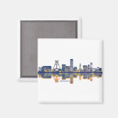 Aimant Ligne aérienne Bochum (Recto/Verso)