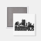 Aimant Ligne aérienne d'Indianapolis (Recto/Verso)
